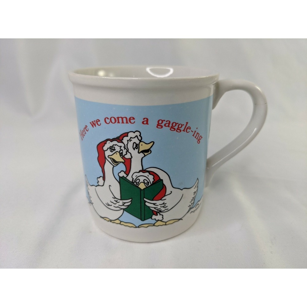 House of‎ Lloyd Coffee Cup Mug 1989 Here We Come a Gaggle-ing